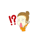 Miss Than clumsy girls（個別スタンプ：31）