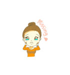 Miss Than clumsy girls（個別スタンプ：32）