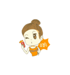 Miss Than clumsy girls（個別スタンプ：39）