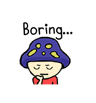 Mushroom blue head（個別スタンプ：3）