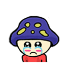 Mushroom blue head（個別スタンプ：7）
