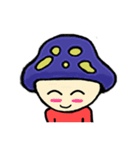Mushroom blue head（個別スタンプ：9）