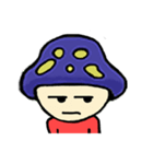 Mushroom blue head（個別スタンプ：10）