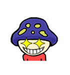 Mushroom blue head（個別スタンプ：13）
