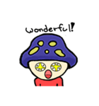 Mushroom blue head（個別スタンプ：14）