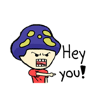 Mushroom blue head（個別スタンプ：18）
