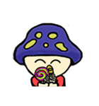 Mushroom blue head（個別スタンプ：20）