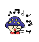 Mushroom blue head（個別スタンプ：23）