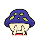 Mushroom blue head（個別スタンプ：33）