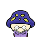 Mushroom blue head（個別スタンプ：37）