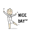 doctor big head english version（個別スタンプ：1）
