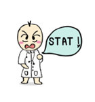 doctor big head english version（個別スタンプ：18）