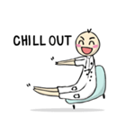doctor big head english version（個別スタンプ：32）