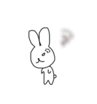 シンプルほのぼのうさぎ（個別スタンプ：2）