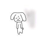 シンプルほのぼのうさぎ（個別スタンプ：8）