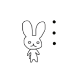シンプルほのぼのうさぎ（個別スタンプ：11）
