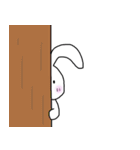 シンプルほのぼのうさぎ（個別スタンプ：12）