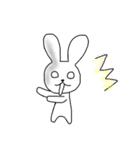 シンプルほのぼのうさぎ（個別スタンプ：16）