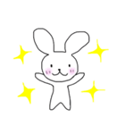 シンプルほのぼのうさぎ（個別スタンプ：20）
