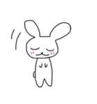 シンプルほのぼのうさぎ（個別スタンプ：22）