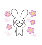 シンプルほのぼのうさぎ（個別スタンプ：24）