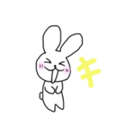 シンプルほのぼのうさぎ（個別スタンプ：36）