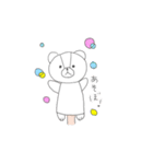 しろくまパペット（個別スタンプ：2）