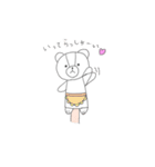 しろくまパペット（個別スタンプ：6）