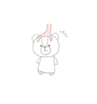 しろくまパペット（個別スタンプ：18）