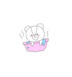 しろくまパペット（個別スタンプ：24）