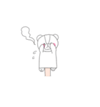 しろくまパペット（個別スタンプ：27）