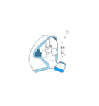 しろくまパペット（個別スタンプ：35）