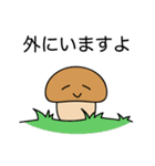 シンプルなきのこです（個別スタンプ：16）
