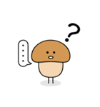 シンプルなきのこです（個別スタンプ：34）