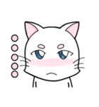 White cat's daily（個別スタンプ：17）