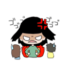 返事を返す三姉妹ちゃん（個別スタンプ：3）