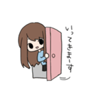 返事を返す三姉妹ちゃん（個別スタンプ：14）