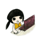 My lovely girl Pinky（個別スタンプ：25）