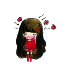 My lovely girl Pinky（個別スタンプ：34）