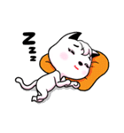 white cat achu~（個別スタンプ：3）