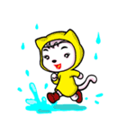 white cat achu~（個別スタンプ：12）