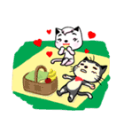 white cat achu~（個別スタンプ：38）