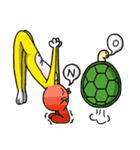 Tortoise and the hare do not race（個別スタンプ：6）