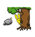 Tortoise and the hare do not race（個別スタンプ：24）