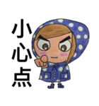 Ms Raincoat（個別スタンプ：11）