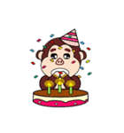 Monkey Matt ＆ Seal Ted（個別スタンプ：2）