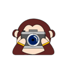 Monkey Matt ＆ Seal Ted（個別スタンプ：4）