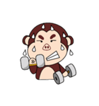 Monkey Matt ＆ Seal Ted（個別スタンプ：8）
