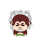 Monkey Matt ＆ Seal Ted（個別スタンプ：9）