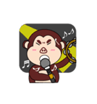 Monkey Matt ＆ Seal Ted（個別スタンプ：15）